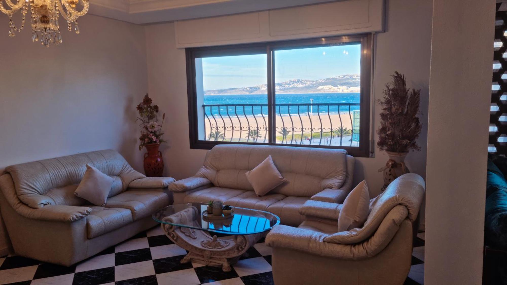 Luxury Sea And Marina View Apartment Tangier Exterior photo